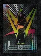 2025 Topps Finest WWE Common Black Refractor /50 Jacy Jayne #68