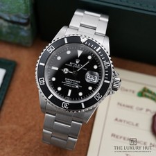 Rolex Rolex Submariner Date 16610 - 1999, Full Set Stainless Steel 40mm Black Dial