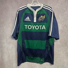 2007 Adidas Munster Celtic League Rugby Toyota Green Jersey Mens M