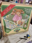 Vintage Cabbage Patch Kids Fold-Up Playpen by Coleco Model 3933