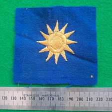 WW1 US Army 40th Infantry Sunburst Division Formation Patch Badge 100% Original