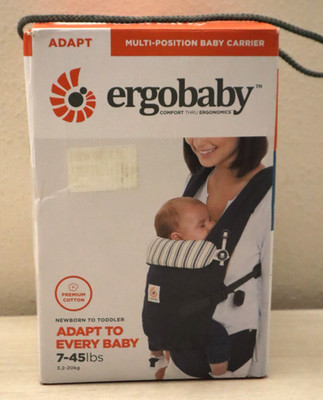 Ergobaby Adapt Admiral Blue Cotton Infant To Toddler Multi-Position Baby Carrier