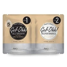 Natural Gel-Ohh! Jelly Spa Bath Milk & Honey Two-Step Pack