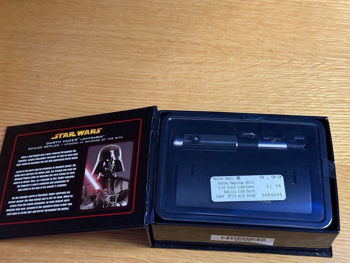 Master Replicas SW-316 Darth Vader .45 Scaled Lightsaber | eBay
