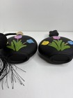 Vintage Black Satin Glass Atomizer/ Glass dauber Perfume Bottles Set Of 2 — photo 5