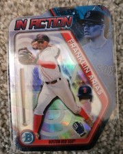 2025 Bowman Draft Chrome Franklin Arias In Action Die-Cut Refractor Red Sox