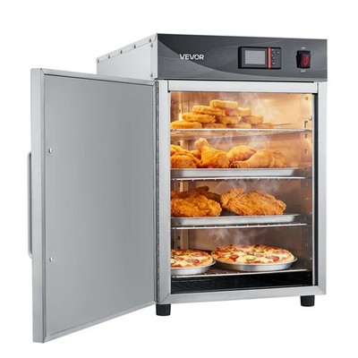 VEVOR Electric Hot Box Food Warmer 4-Tier Food Warming Cabinet with Single Door