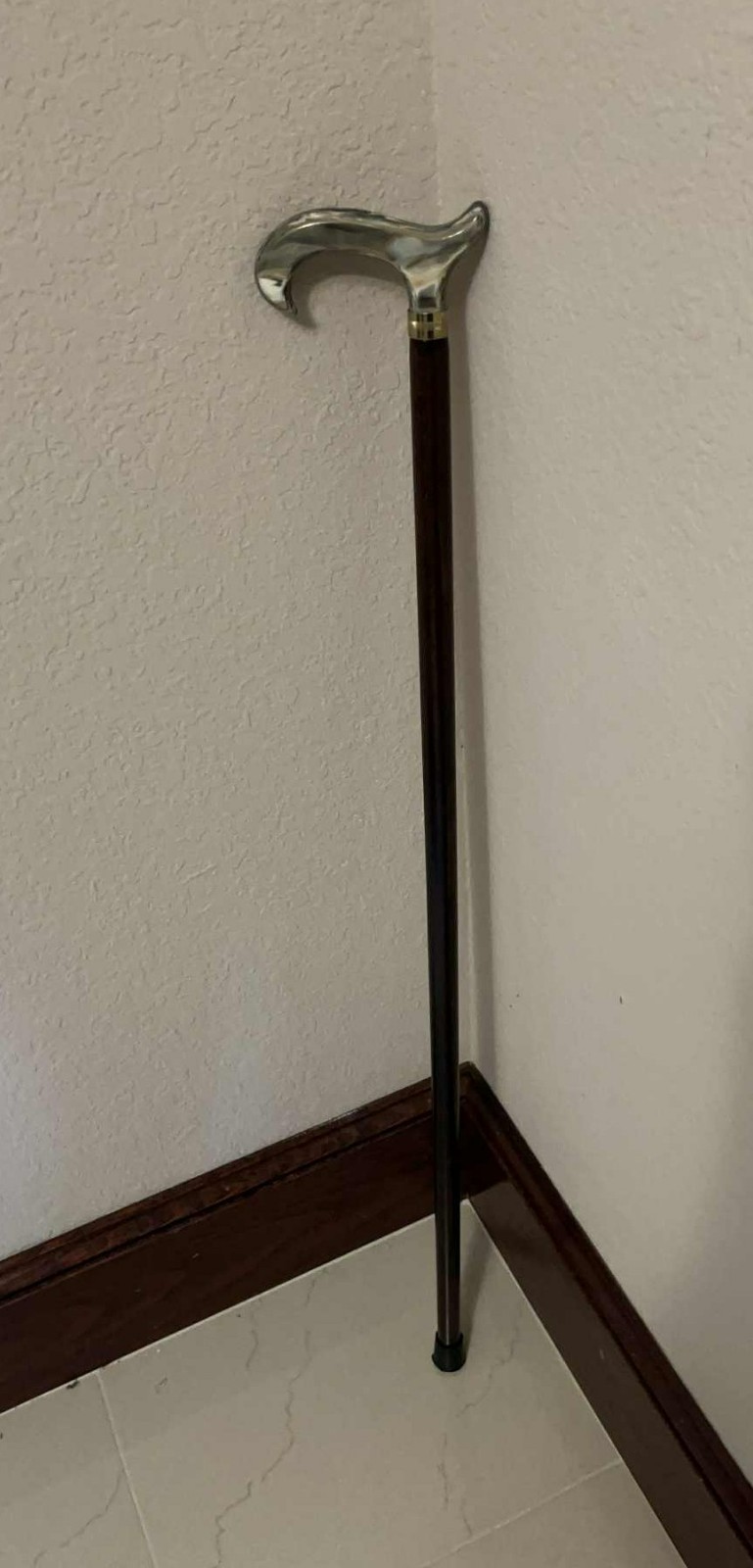 IMPORTED Decorative Solid Rosewood Walking Stick … - image 2