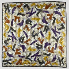 Vintage Karl Lagerfeld Handkerchief Neckerchief Bandana Pocket Square