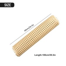 Rattan Mesh Roll Sheet Webbing Caning Material For Chairs Kit Multi-size Options
