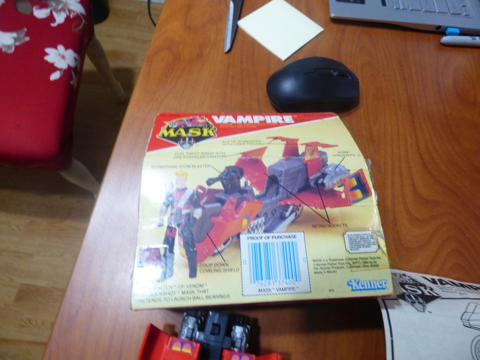 Boîte MASK Vampire Kenner – Réplique (repro) Pour Collection