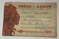 Boy Scout OA Membership Card Lodge 360 Shinnecock New York 1976  RC6