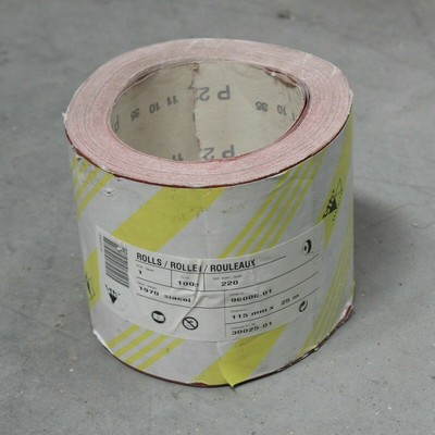 Sandpaper Roll 115mm x 25m 240 Grit Aluminium Oxide Roll