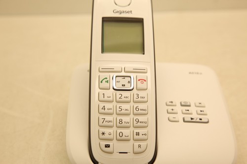 Gigaset - A510A- Cordless Phone with Answering Machine - White - New - Zdjęcie 2 z 4