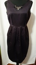 Simply Vera Dark Burgundy Size 6 Women's Cocktail Dress