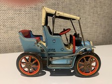 Vtg Modern Toys Japan 1950s Tin Toy Working Lever Action Car Lithograph Jalopy 1