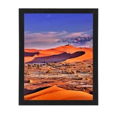 13x17 Black Picture Frames Composite Wood Frame with Plexiglass Horizontal and V