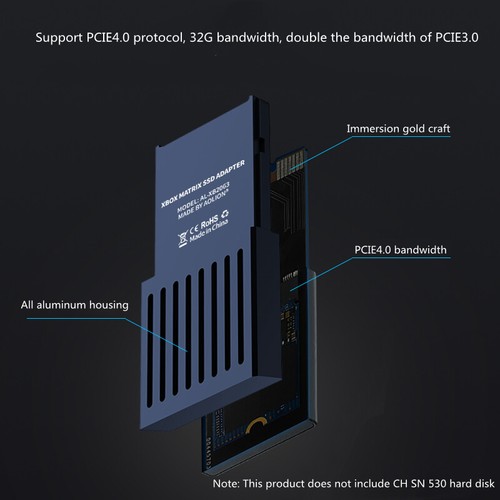 For Xbox Series x/s External Host Hard Drive Conversion Box Expansion Card Box - Picture 3 of 6