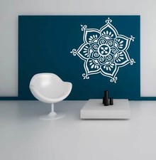 Mehndi - Adesivo murale fiore di henné - adesivo murale 