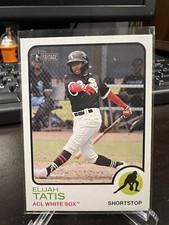 2022 TOPPS HERITAGE MINOR LEAGUE ELIJAH TATIS ACL WHITE SOX #165