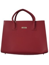Onna Ehrlich Women's Red Heidi Luxury Satchel Structured Handbag #hdgr Nwt