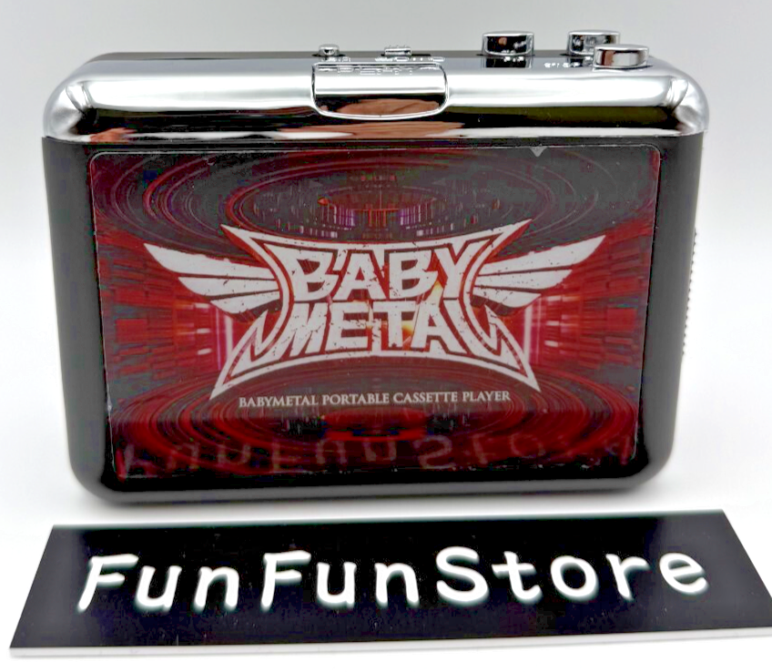 BABYMETAL Cassette Tape Set with Portable Player Retro Sound Pack