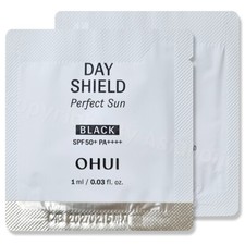 O HUI Day Shield Perfect Sun Black 1ml 10pcs  140pcs SPF 50 Sample New OHUI