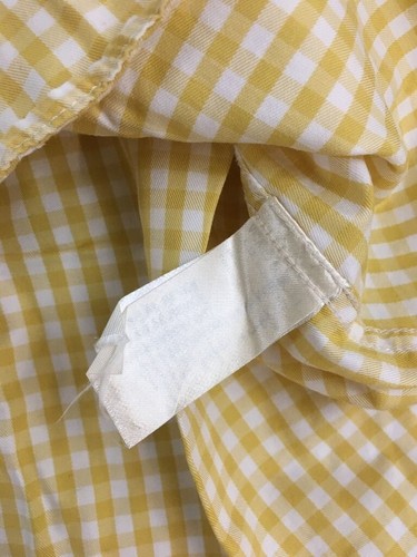 Nanos Boys Sz 4 Yellow Gingham Popover Shirt - Picture 7 of 14