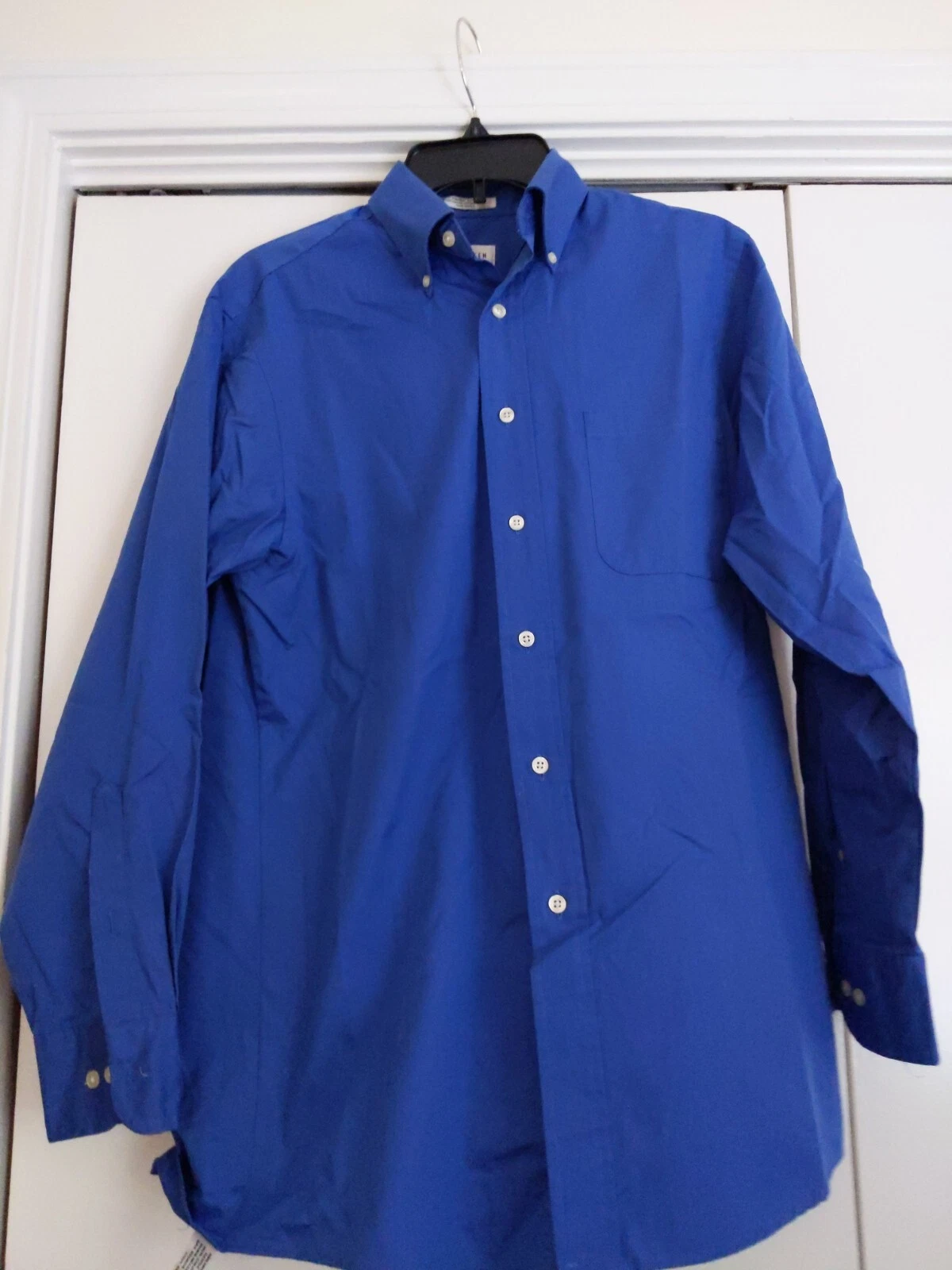 VANS Camicia uomo VAN HEU Pinpoint Oxford taglia M 15 32 33 con tasca blu