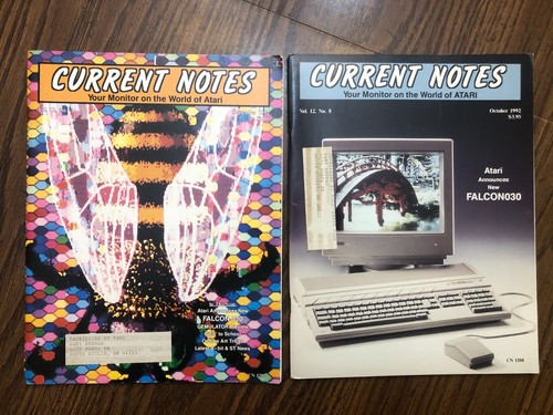 Lot (9) Various Early 1990's "Current Notes" World Of Atari Computer Magazine - Picture 8 of 11
