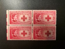 US 1948 Nursing Red Cross Sc# 967 Civil War Clara Barton Block Never Hinged MNH