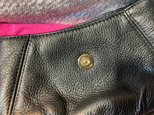Michael Kors Black Black Pebble Grain Leather Flap Snap Shoulder Bag Crossbody - Picture 12 of 12