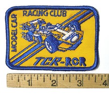 1990s Ideal TCR Racing Team Member SEW ON PATCH Rare Factory Give Away Promo A 