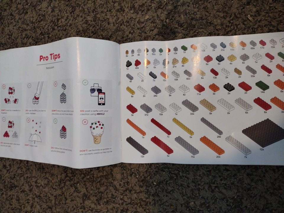 Foco BRXLZ Instruction Booklet ONLY, Arrowhead Stadium, Kansas City