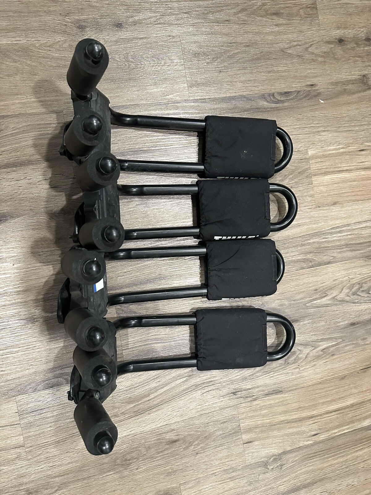 4 Thule 815 Hull-A-Port Kayak Horizontal J Style Kayak Carrier Roof Top Cradle