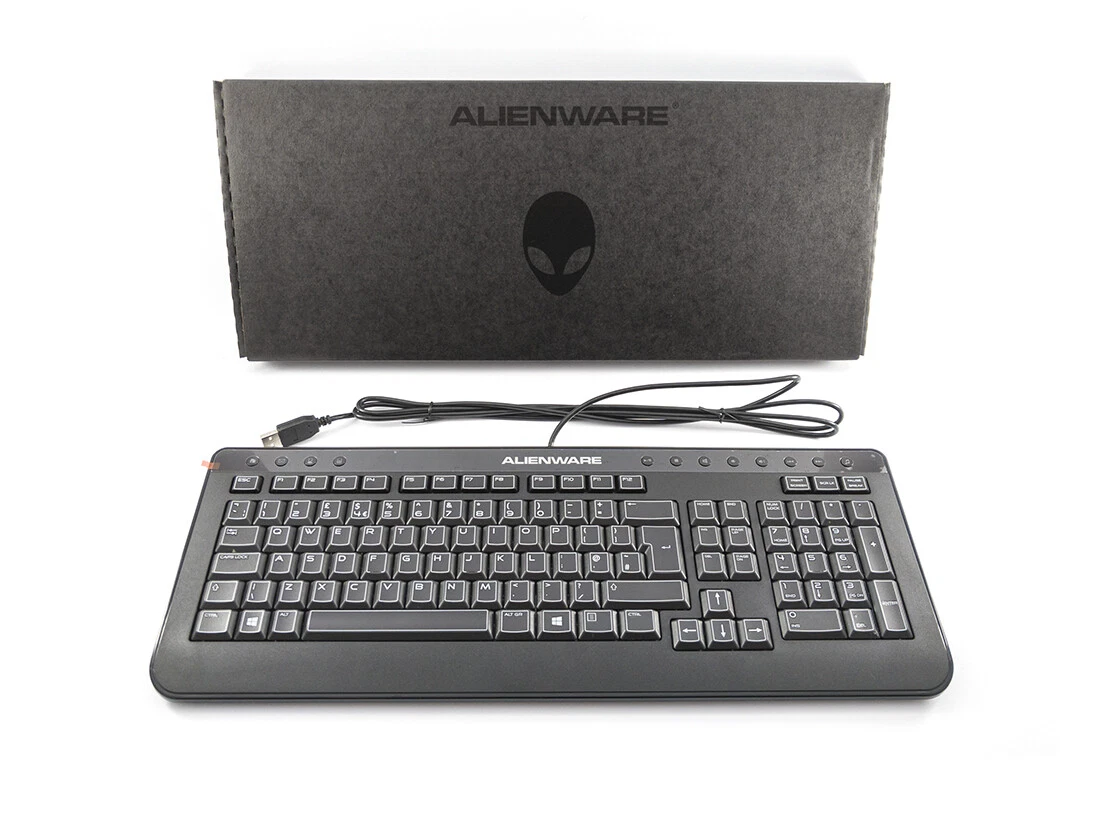 Bàn Phím Cơ Dell Alienware AW410K RGB Switch Cherry Brown (Đen