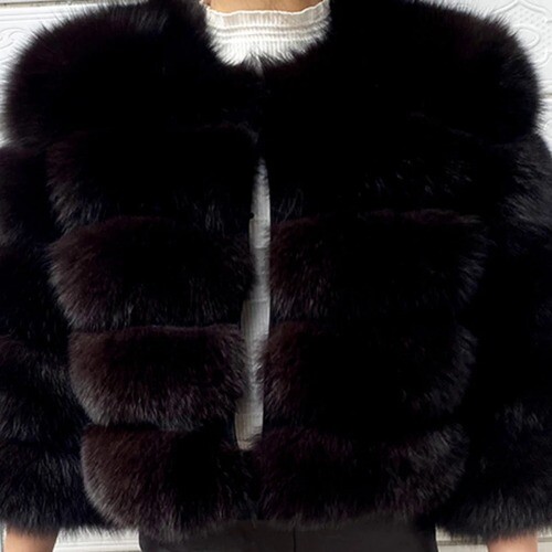 Girls Real Fur Coat Girls Warm Winter Coat Fur Jacket Natural Fur Coat Clothing - Picture 52 of 53