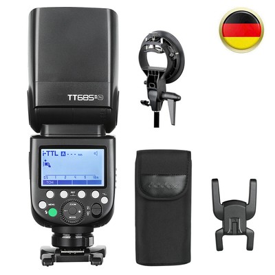 Godox TT685IIN 2,4G TTL Blitz Speedlite Licht für Nikon+S-typ Bowens Blitzhalter