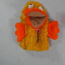 Vintage 1977 Russ Berrie Delilah Yellow Duck Hand Puppet Style No 1859 20 Inch