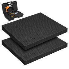 2PCS Pick and Pluck Foam 15.7 x 11.8 x 0.98in High Density PU Customizable Fo...