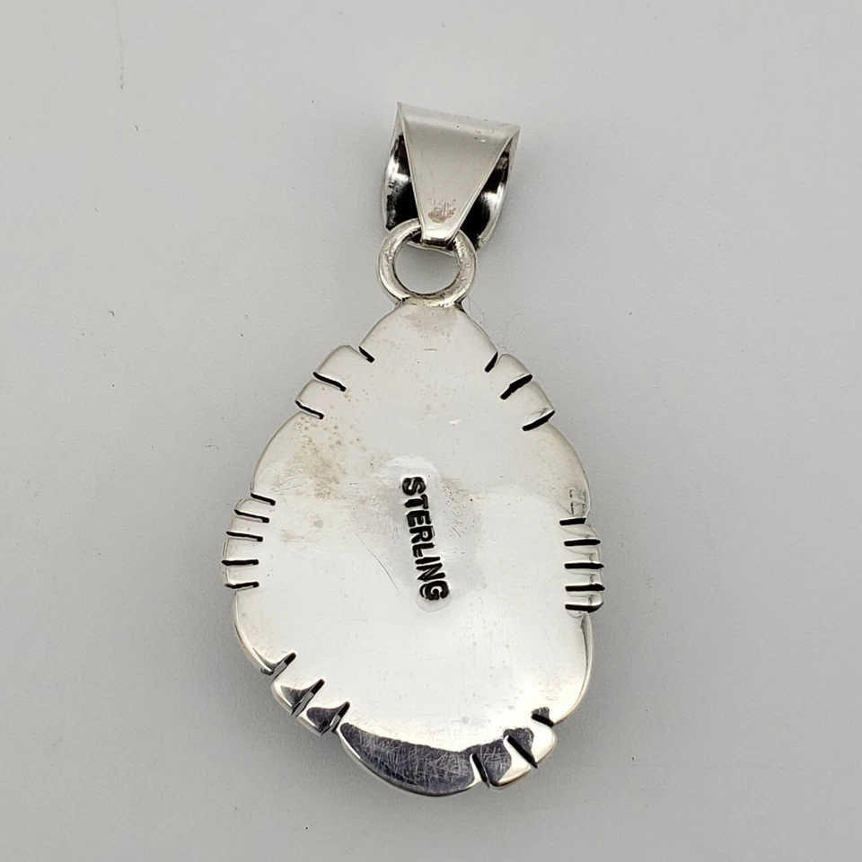 Colgante Turquesa Cierre Plata de Ley Suroeste Foto 2 de 2