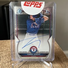 2023 Bowman Chrome Tommy Specht Auto #CPA-TS - Texas Rangers (MC)