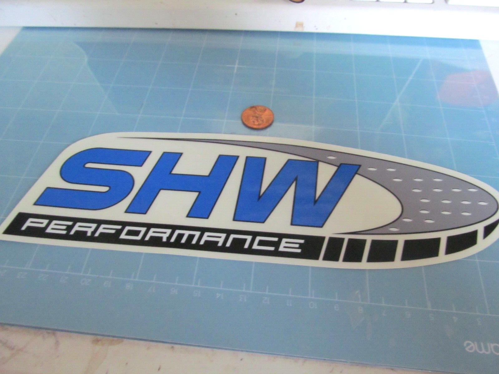 SHW Sticker / Decal  ORIGINAL OLD STOCK RACING
