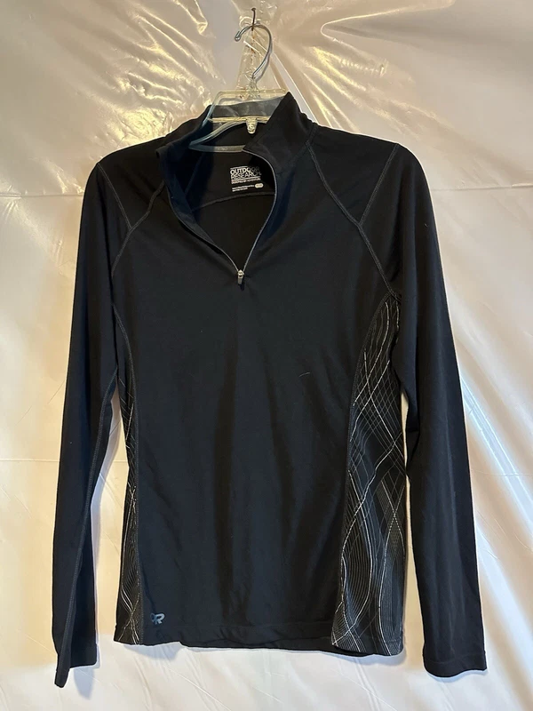 outdoor-research essence 1/4 zip long sleeve sheer trend shirt