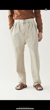 Lemaire mens lightweight Belted pants. L. 890
