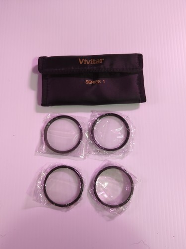 Vivitar Series 1 - 58mm Multi-Coated Filter Kit Nikon Camera Lens. 4 piece Kit.