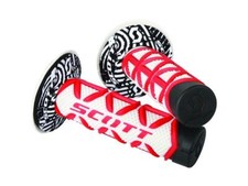 SCOTT Diamond Manubrio Maniglie & Maniglia Donuts Rosso/Bianco