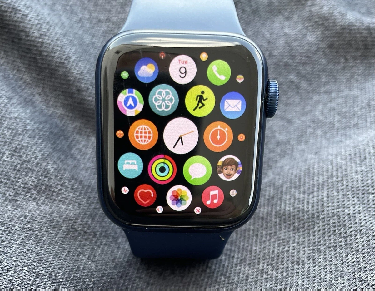 Apple Watch Series 6 40mm 32GB Blue GPS Navy Band A2092 MG143LL/A In Box!
