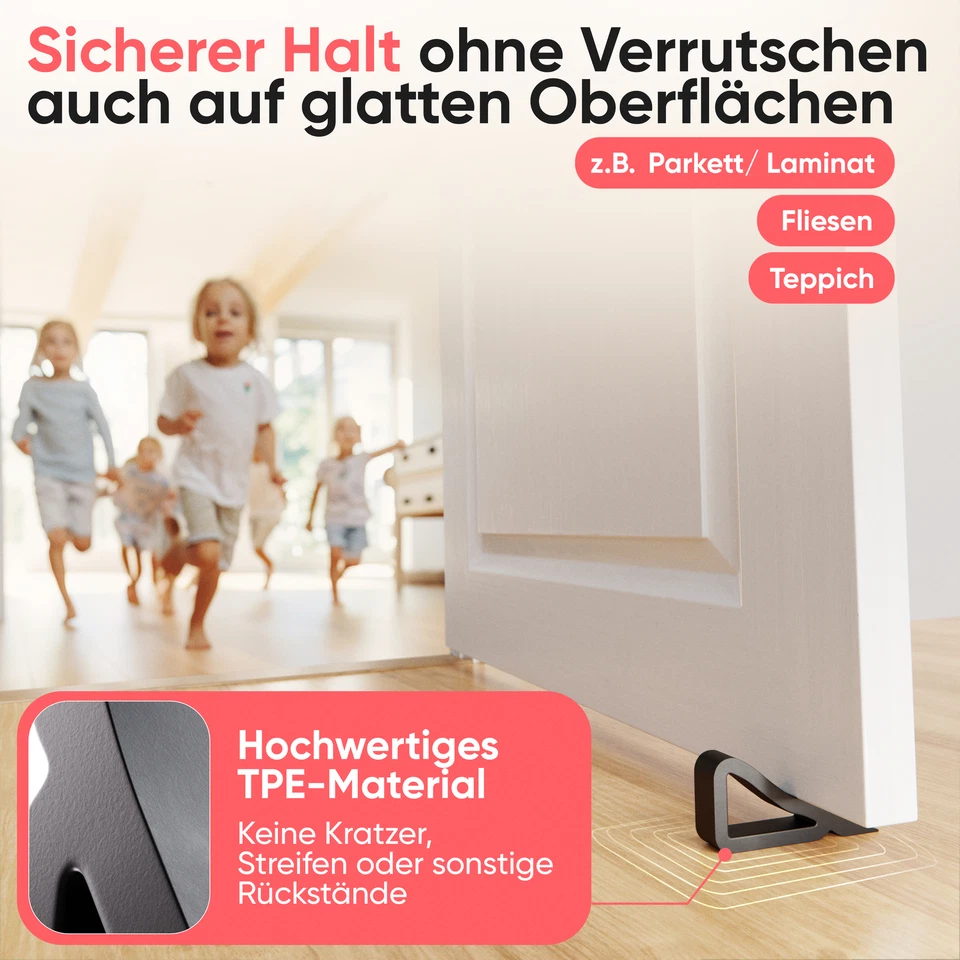 LouMaxx Fensterstopper - Fenster Stopper - Fensterkeil - Türstopper Kunststoff - Bild 4 von 4