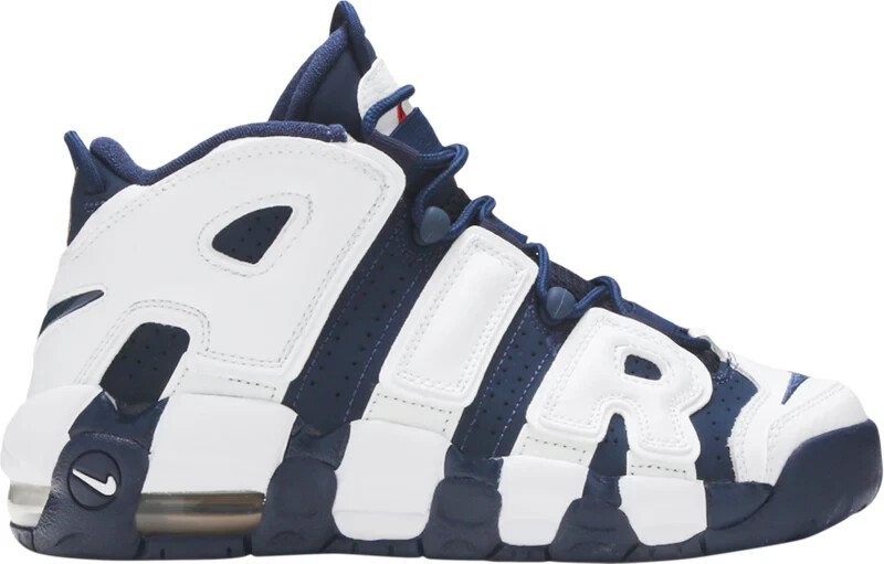 Nike Air More Uptempo Olympic GS 2020 SZ 6.5Y White Midnight Navy